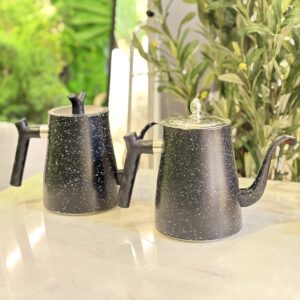 ابريق شاي اسود 1.5 لتر مع غطا ستانليس