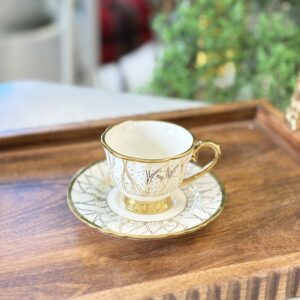 طقم فناجين 6+6 مذهب