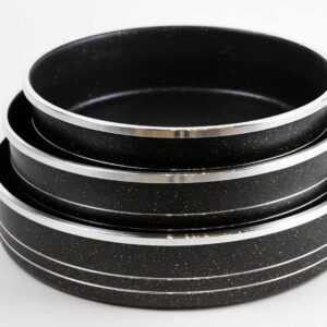 طقم 3 صواني فرن جرانيت كبير