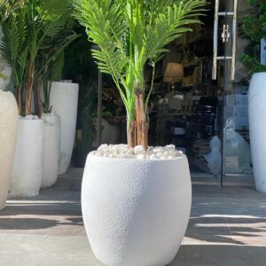 قوار مدور عريض حجر