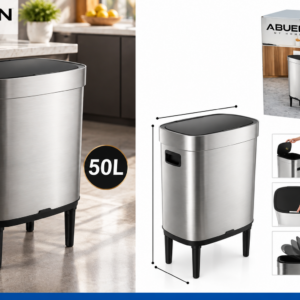 سطل ستانلس بارجل 50 لتر كبير